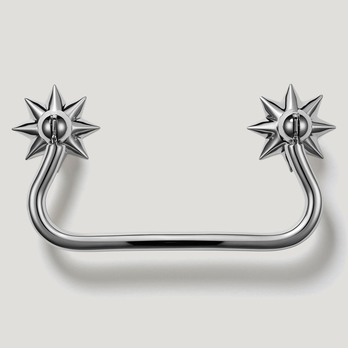 Plank Hardware Cabinetry 110mm (96mm CC) / With Polished Nickel Backplates OLSON Swing Pull - Polished Nickel