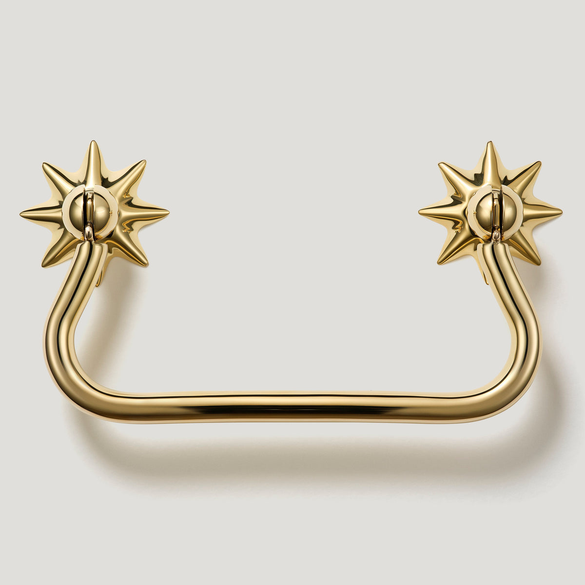 Plank Hardware Cabinetry 110mm (96mm CC) / With Unlacquered Brass Backplates OLSON Swing Pull - Unlacquered Brass