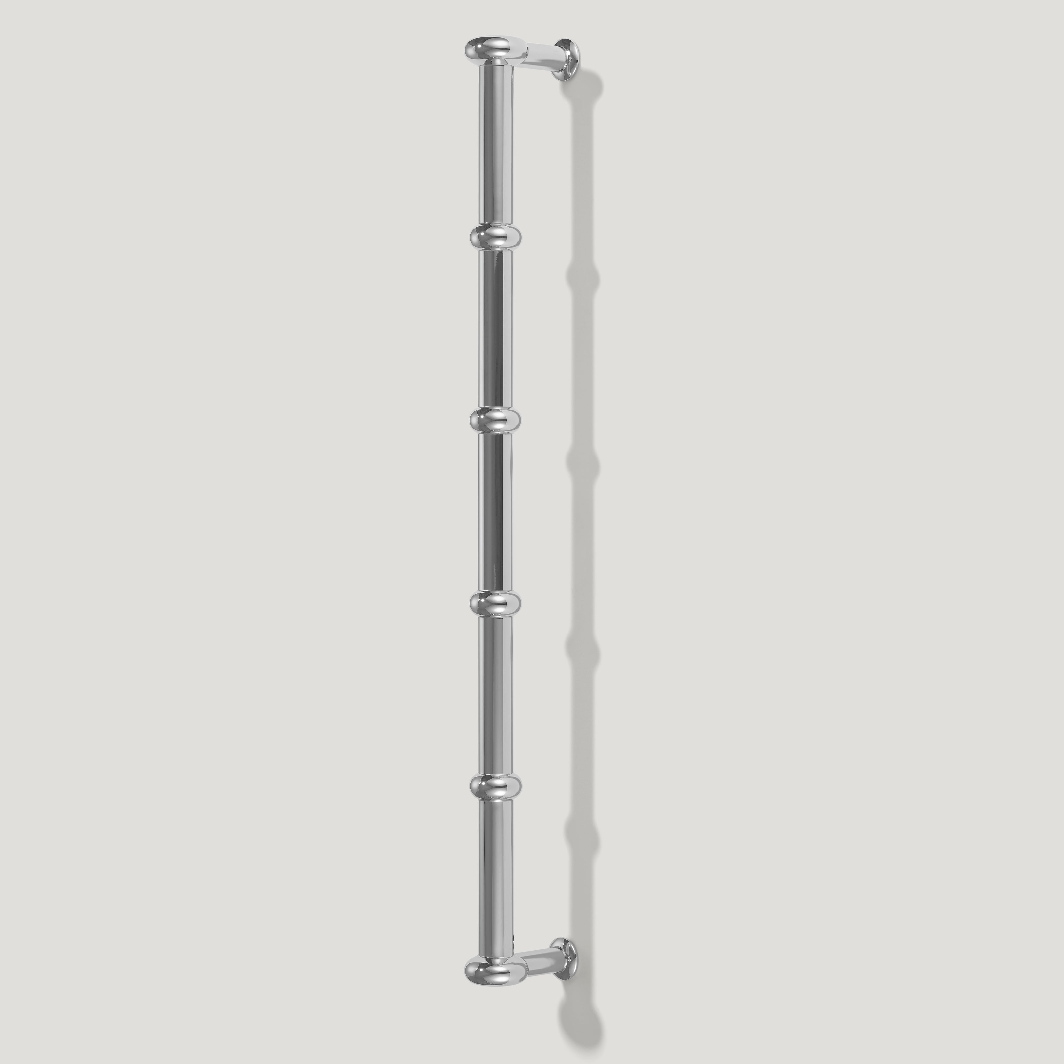 Plank Hardware Cabinetry Handle Only PEYTON Heavyweight Long Handle - Polished Nickel