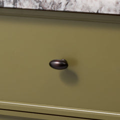 Plank Hardware Cabinetry PEYTON Shaker Knob - Blackened Bronze