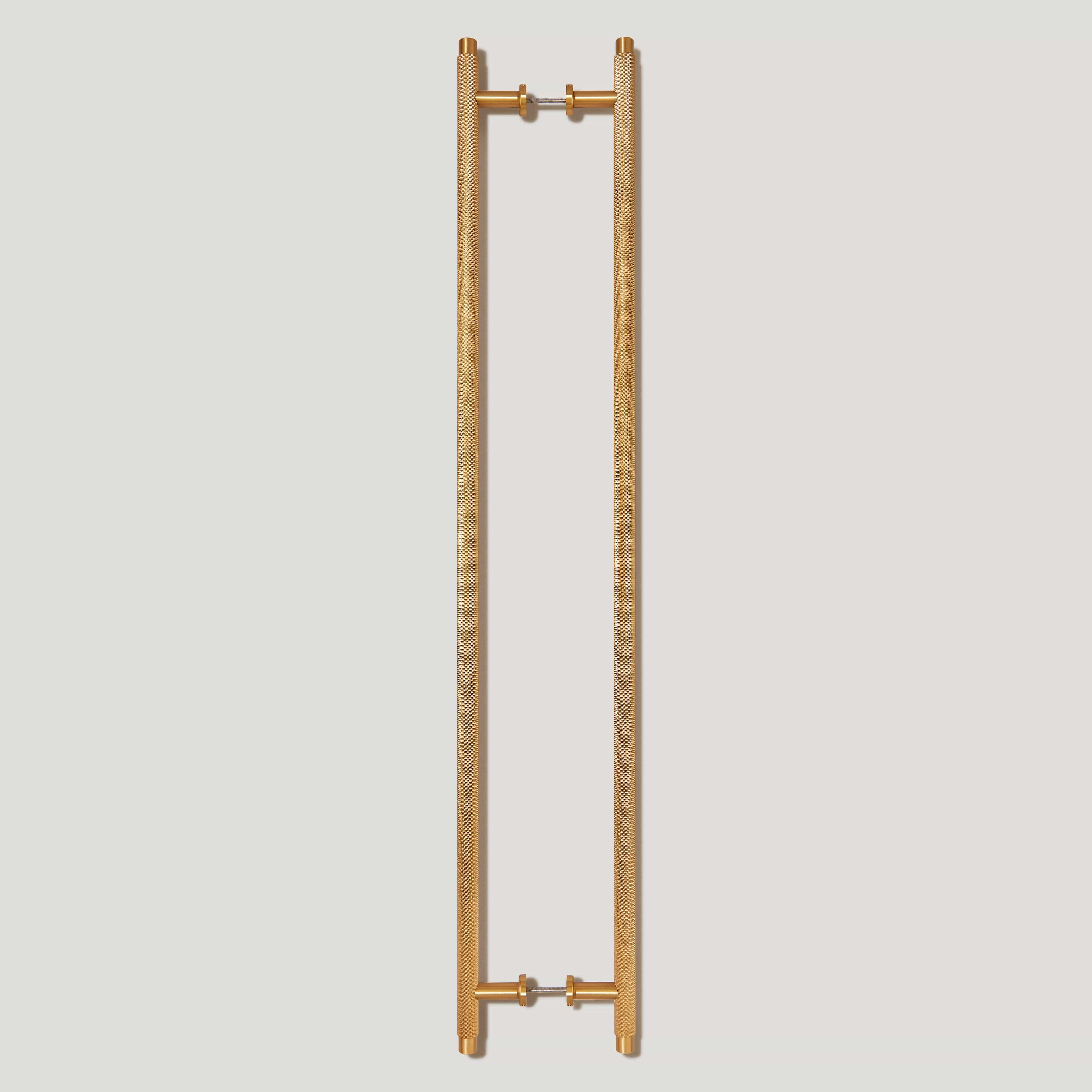 Plank Hardware Cabinetry STURDY Back to Back Handle Fitting - Brass