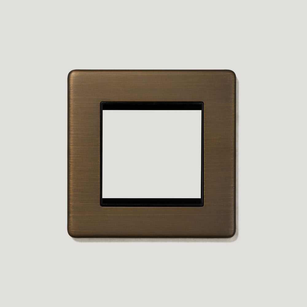 1G Euro Plate - Antique Brass