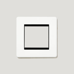Plank Hardware Electric 1G Euro Plate - Paintable