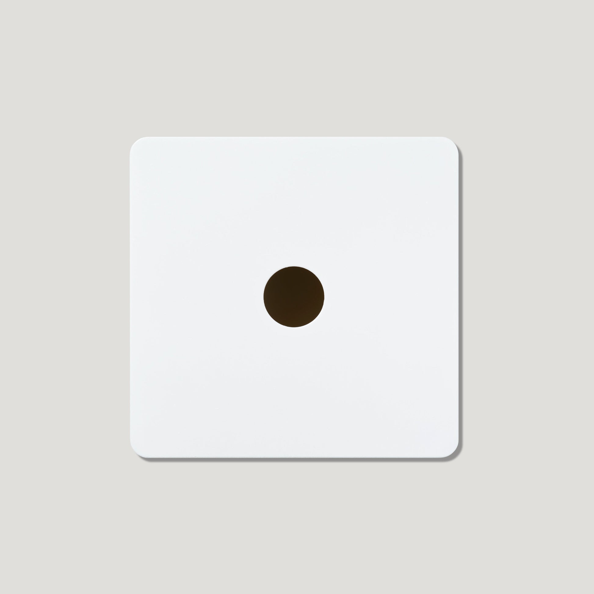 Plank Hardware Electric 1G Switch Plate - Primed Paintable