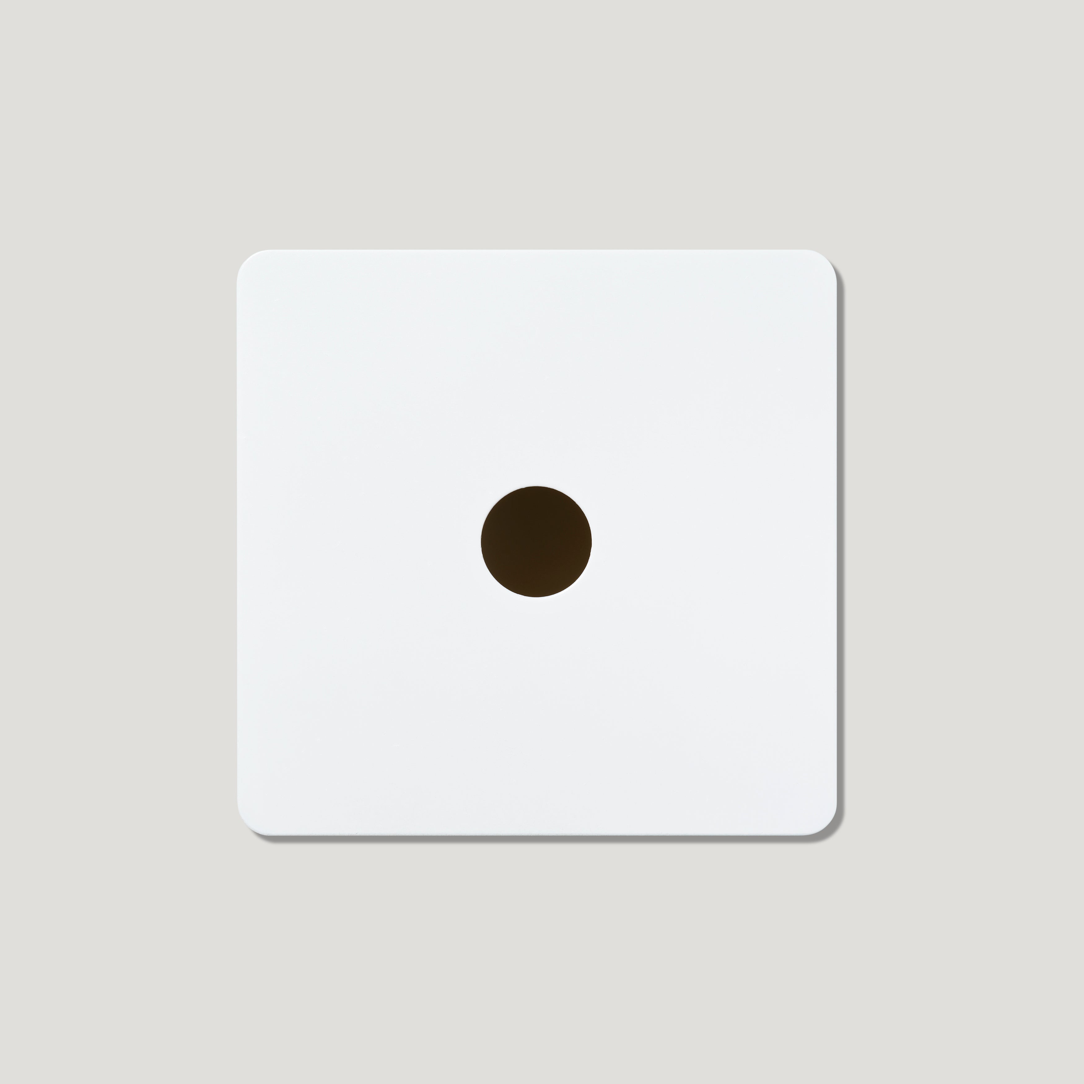 Plank Hardware Electric 1G Switch Plate - Primed Paintable