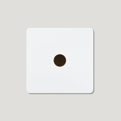 Plank Hardware Electric 1G Switch Plate - Primed Paintable
