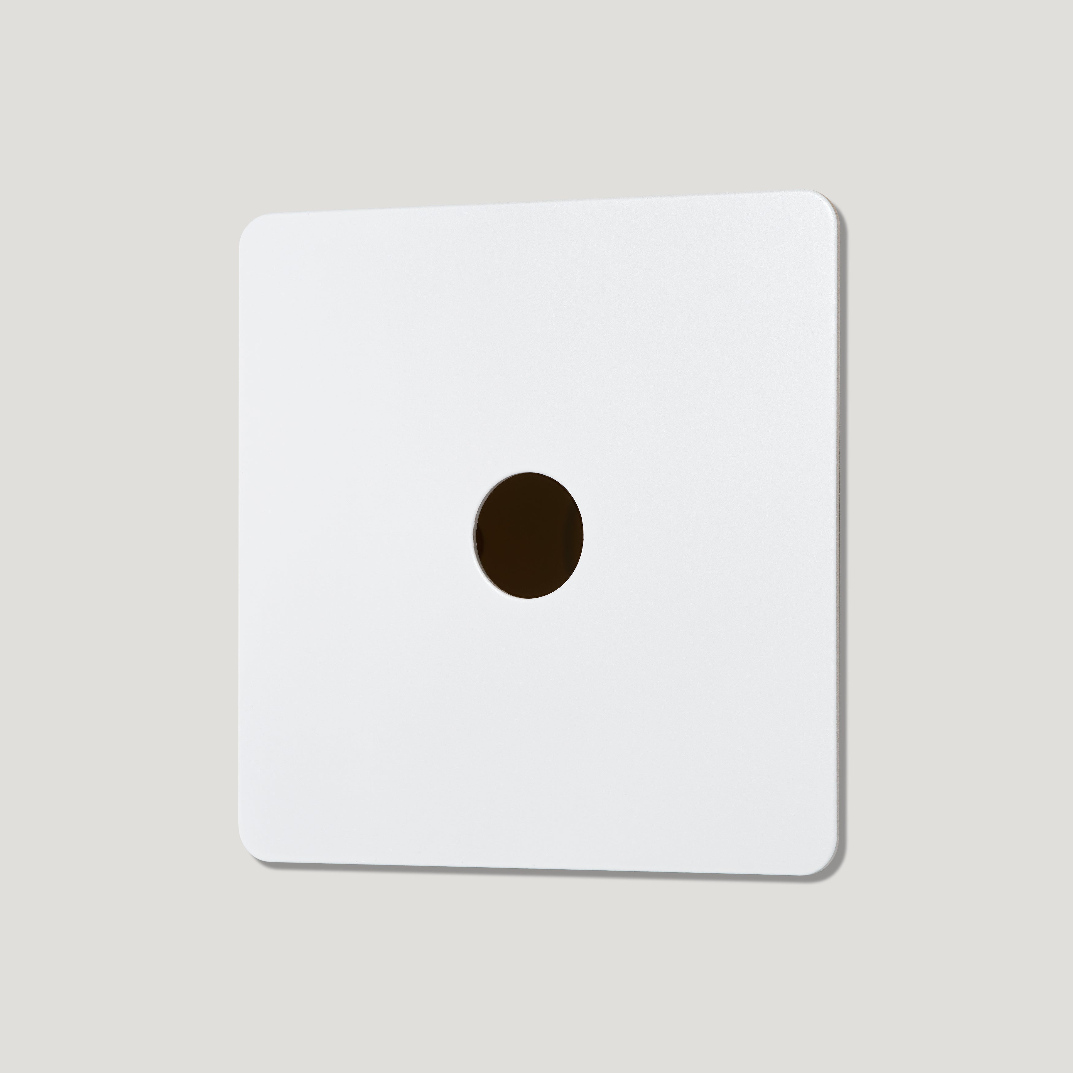 Plank Hardware Electric 1G Switch Plate - Primed Paintable