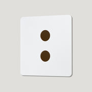 Plank Hardware Electric 2G Dimmer Plate - Primed Paintable