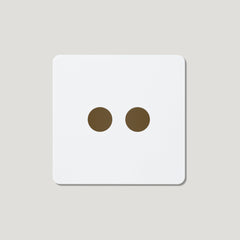 Plank Hardware Electric 2G Toggle/Mixed Plate - Primed Paintable