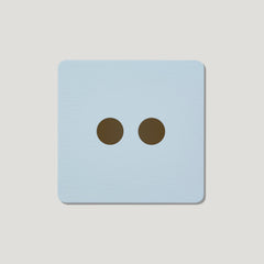 Plank Hardware Electric 2G Toggle/Mixed Plate - Primed Paintable