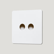 Plank Hardware Electric 2G Toggle/Mixed Plate - Primed Paintable