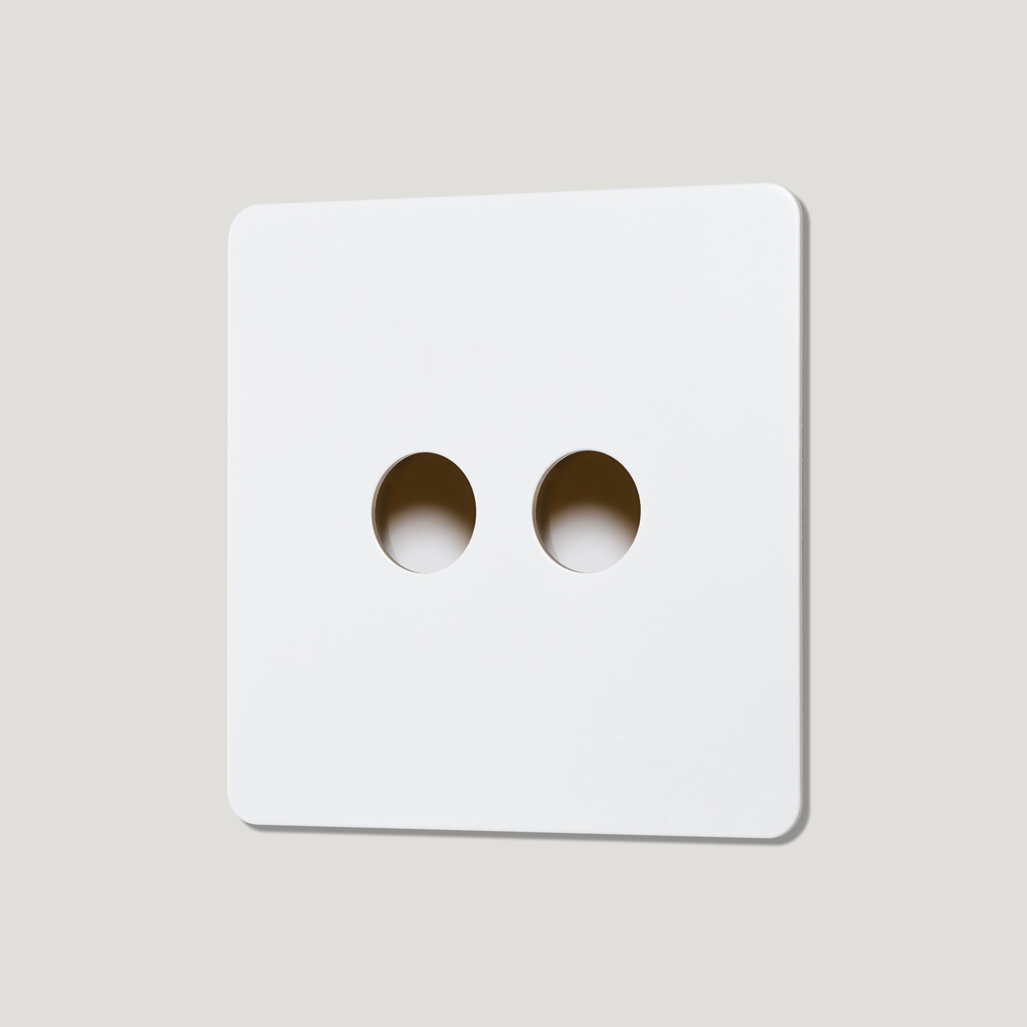 Plank Hardware Electric 2G Toggle/Mixed Plate - Primed Paintable