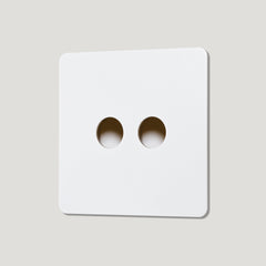 Plank Hardware Electric 2G Toggle/Mixed Plate - Primed Paintable