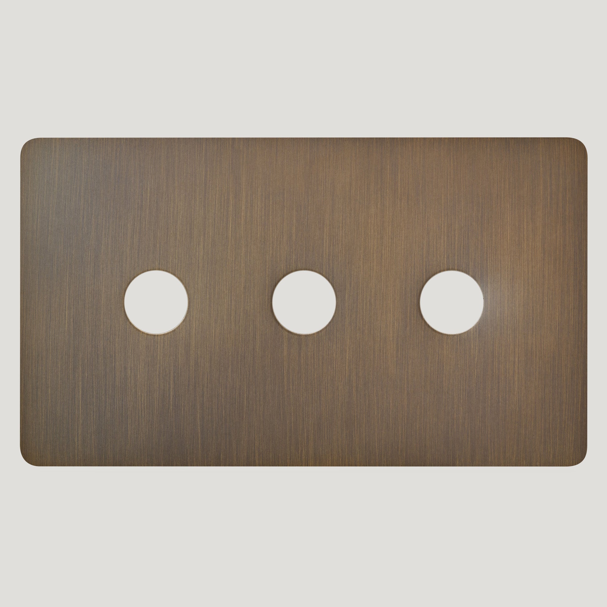Plank Hardware Electric 3G Switch Plate - Antique Brass