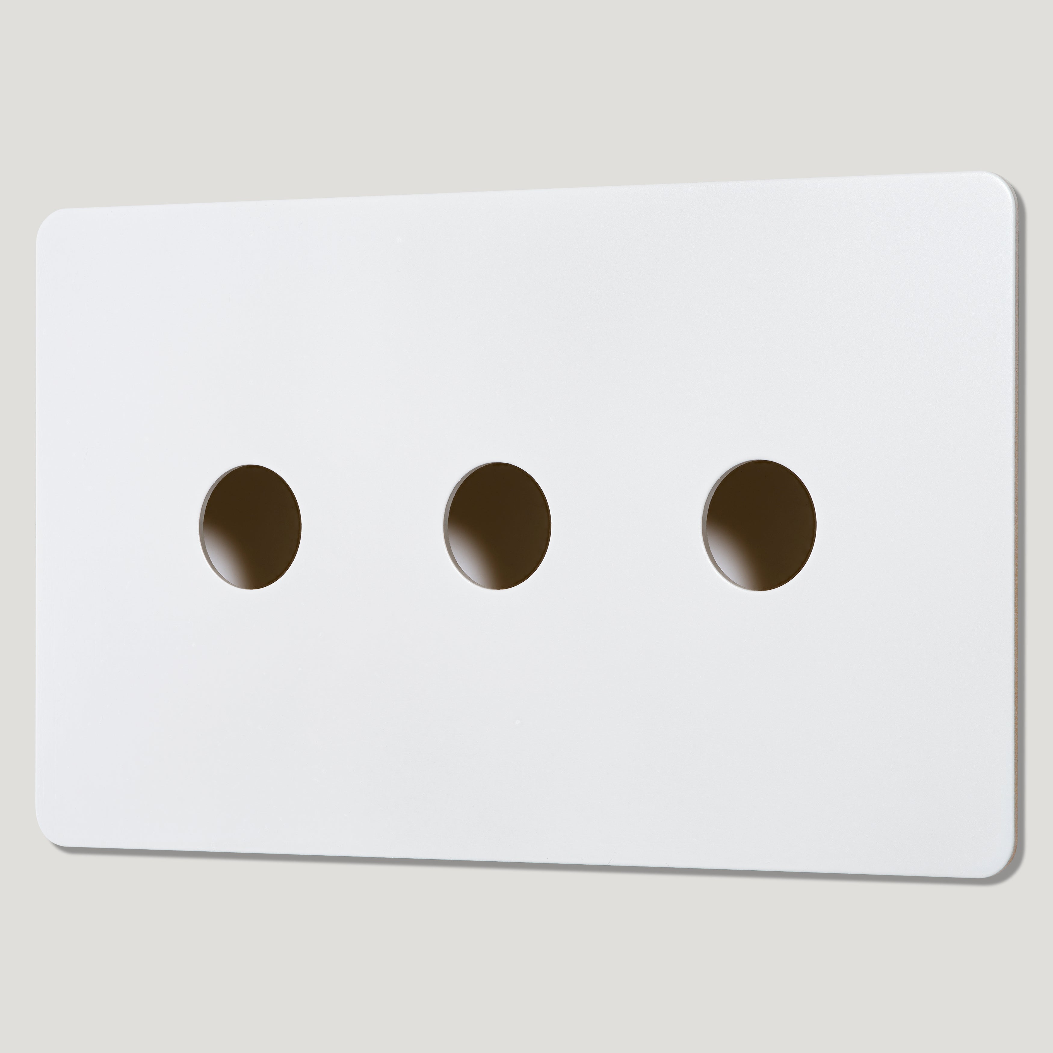 Plank Hardware Electric 3G Switch Plate - Primed Paintable