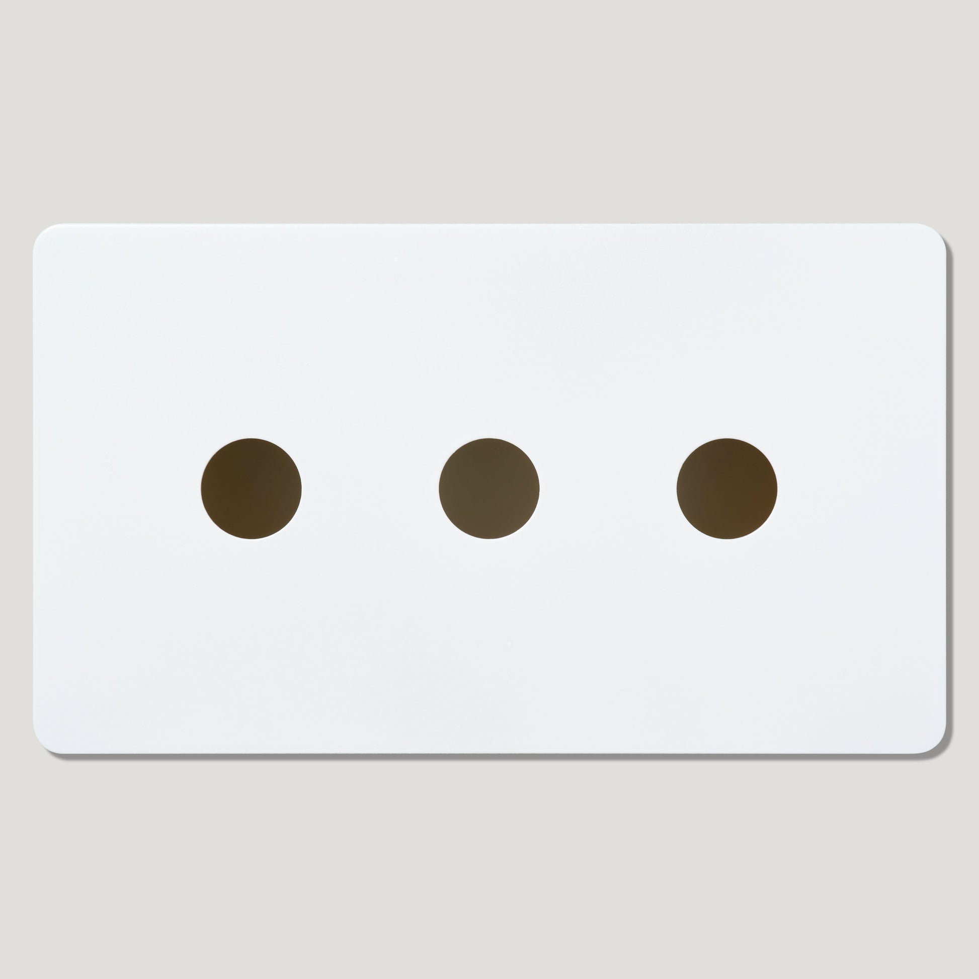 Plank Hardware Electric 3G Switch Plate - Primed Paintable