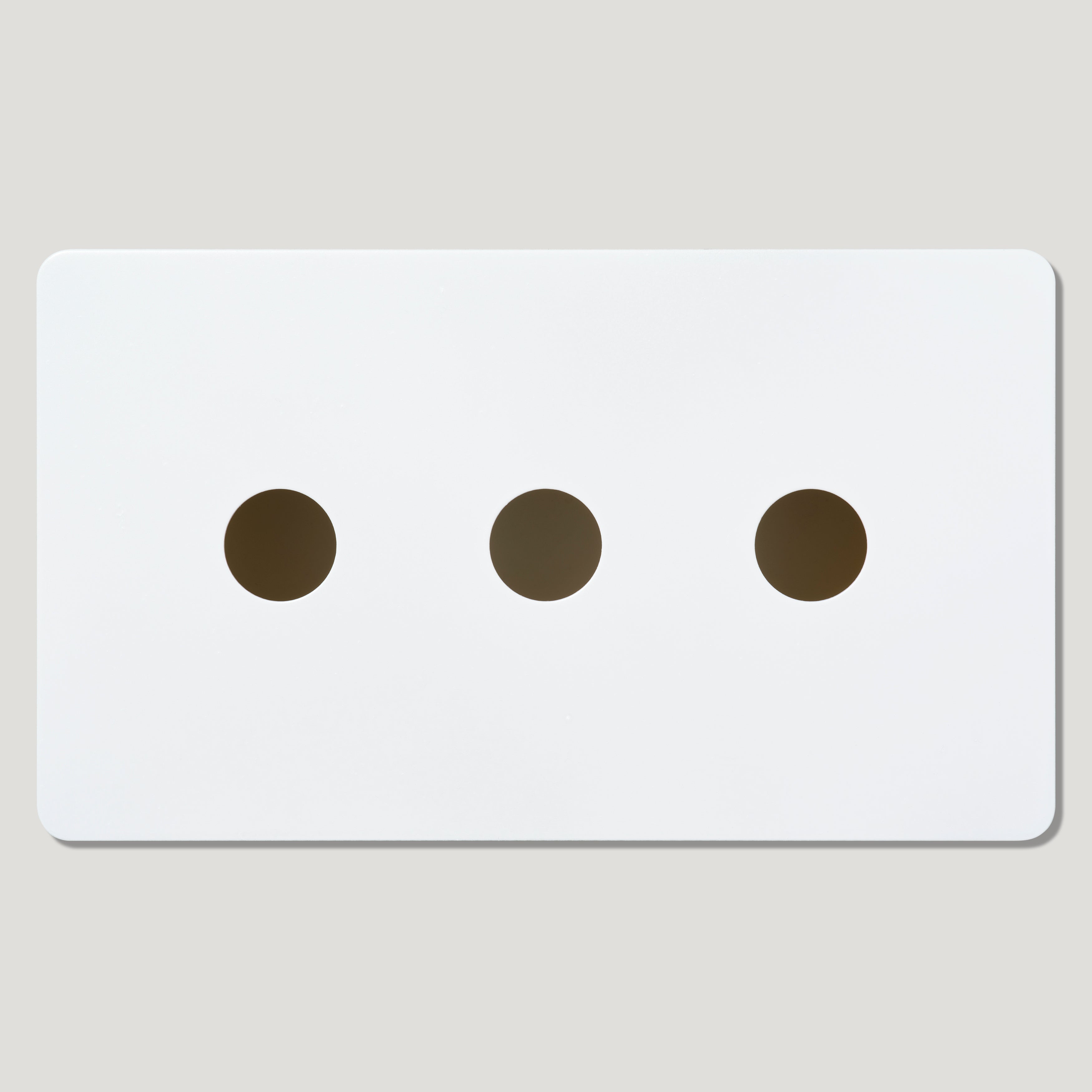 Plank Hardware Electric 3G Switch Plate - Primed Paintable