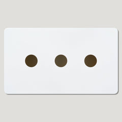 Plank Hardware Electric 3G Switch Plate - Primed Paintable