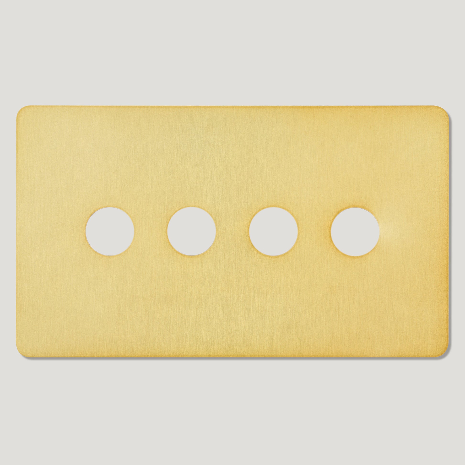 Plank Hardware Electric 4G Switch Plate - Brass