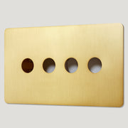 Plank Hardware Electric 4G Switch Plate - Brass