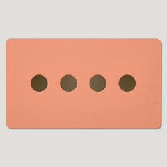 Plank Hardware Electric 4G Switch Plate - Primed Paintable