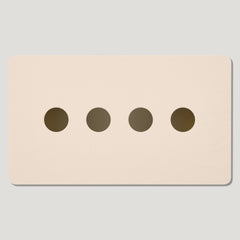 Plank Hardware Electric 4G Switch Plate - Primed Paintable