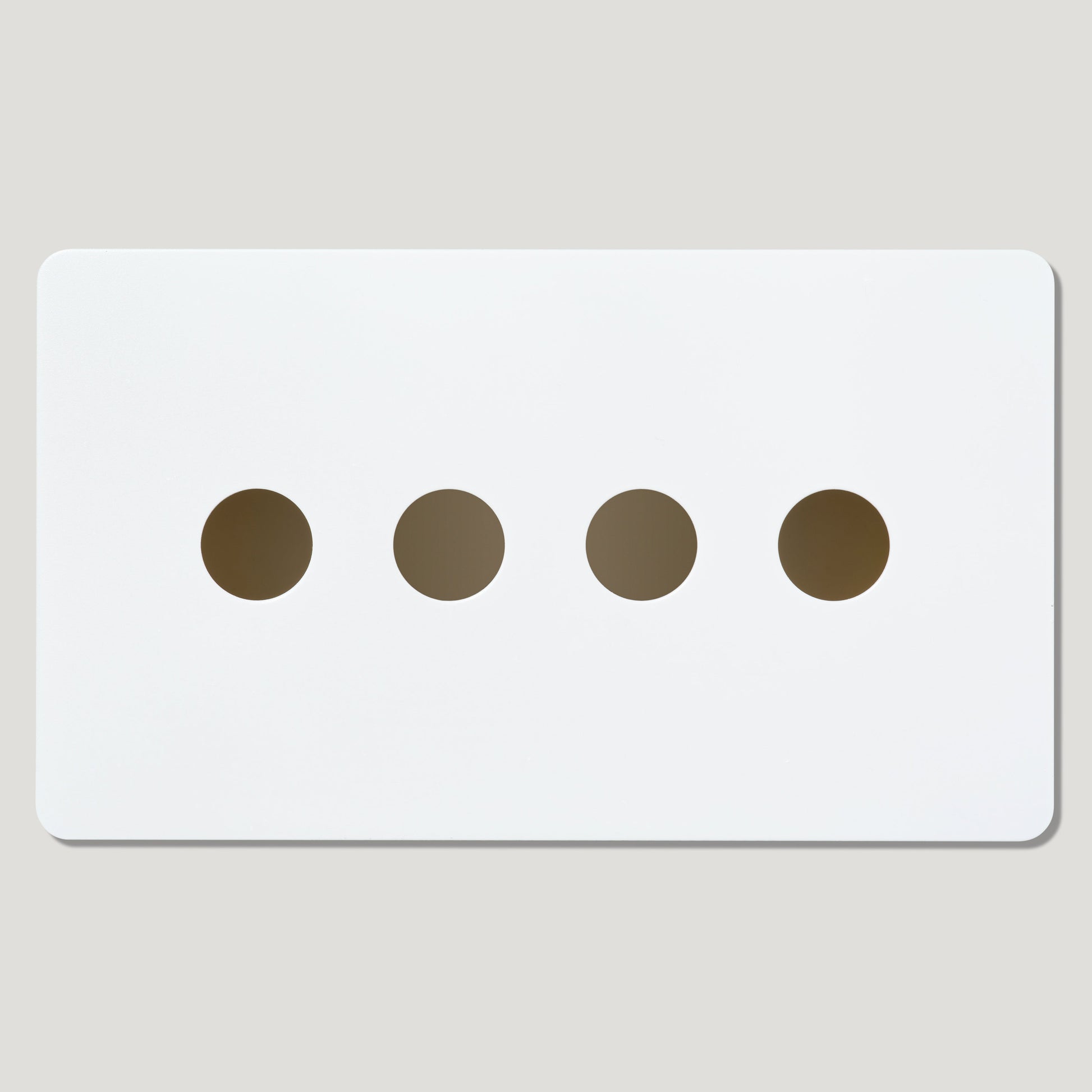Plank Hardware Electric 4G Switch Plate - Primed Paintable