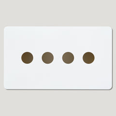 Plank Hardware Electric 4G Switch Plate - Primed Paintable