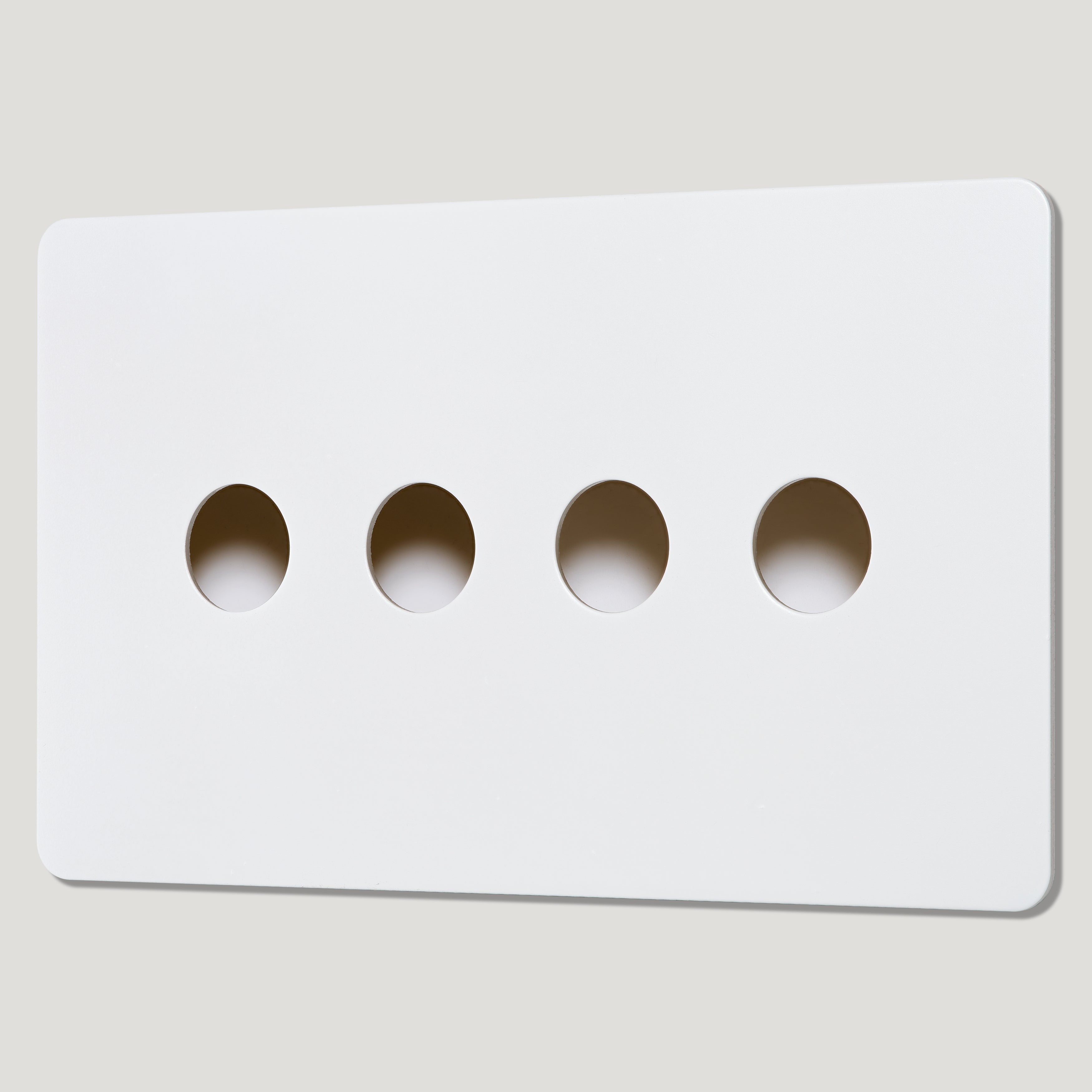 Plank Hardware Electric 4G Switch Plate - Primed Paintable