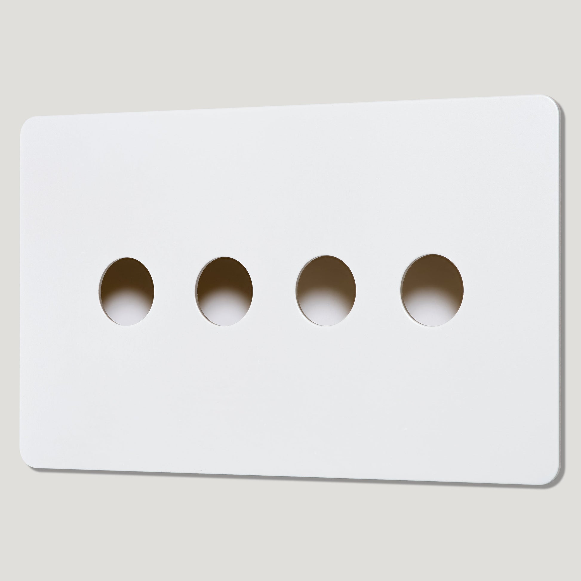 Plank Hardware Electric 4G Switch Plate - Primed Paintable