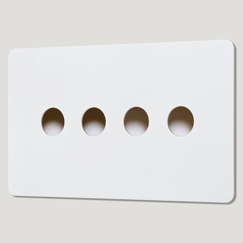 4G Switch Plate - Primed Paintable