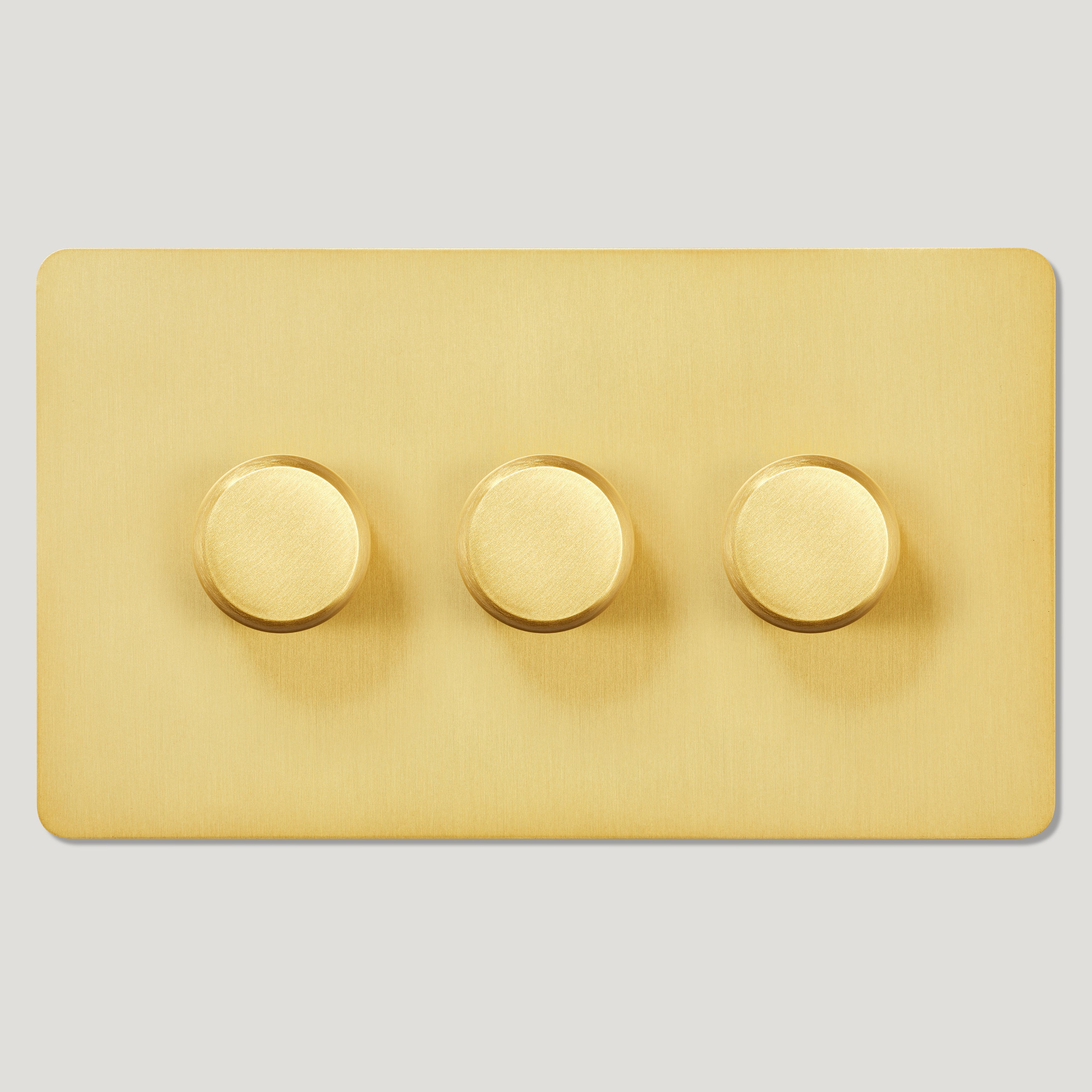 Plank Hardware Electric ALVA 3G Dimmer Switch - Brass
