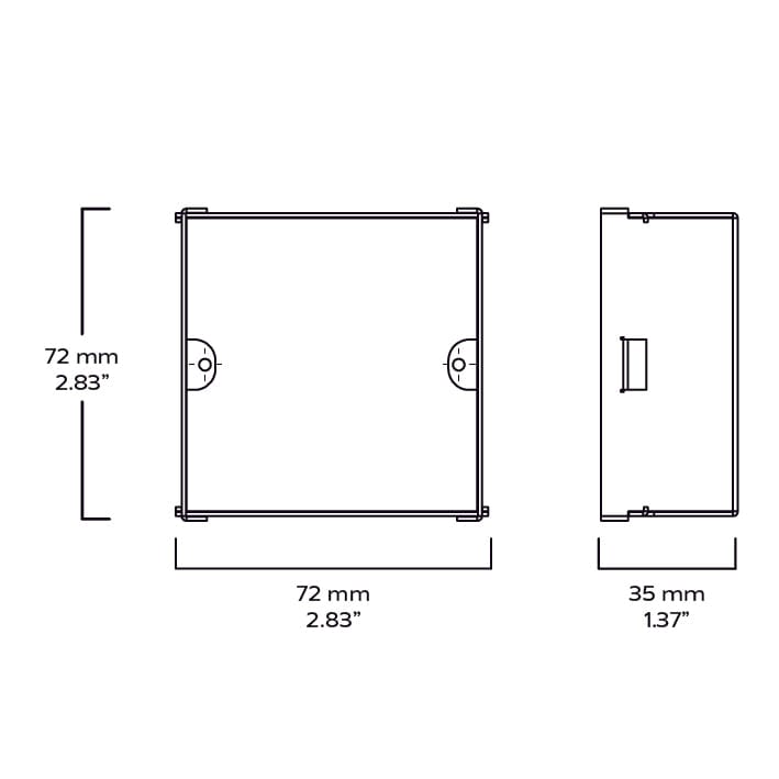 Plank Hardware Electric BETTY 1G Metal Back box