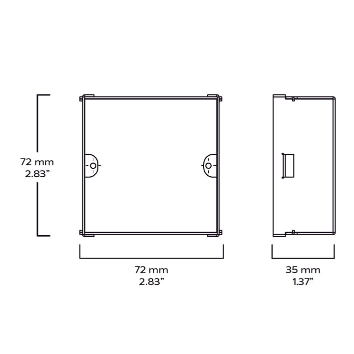 BETTY Electric Back Box | Stainless Steel Light Switch Accessory ...