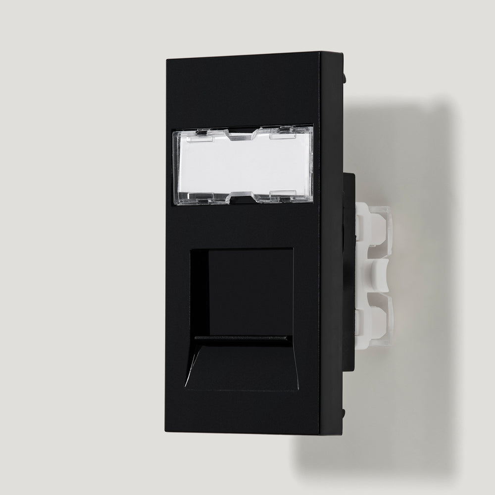 Cat6 Data Socket - Black