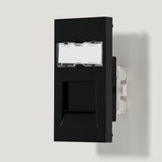 Plank Hardware Electric Cat6 Data Socket - Black