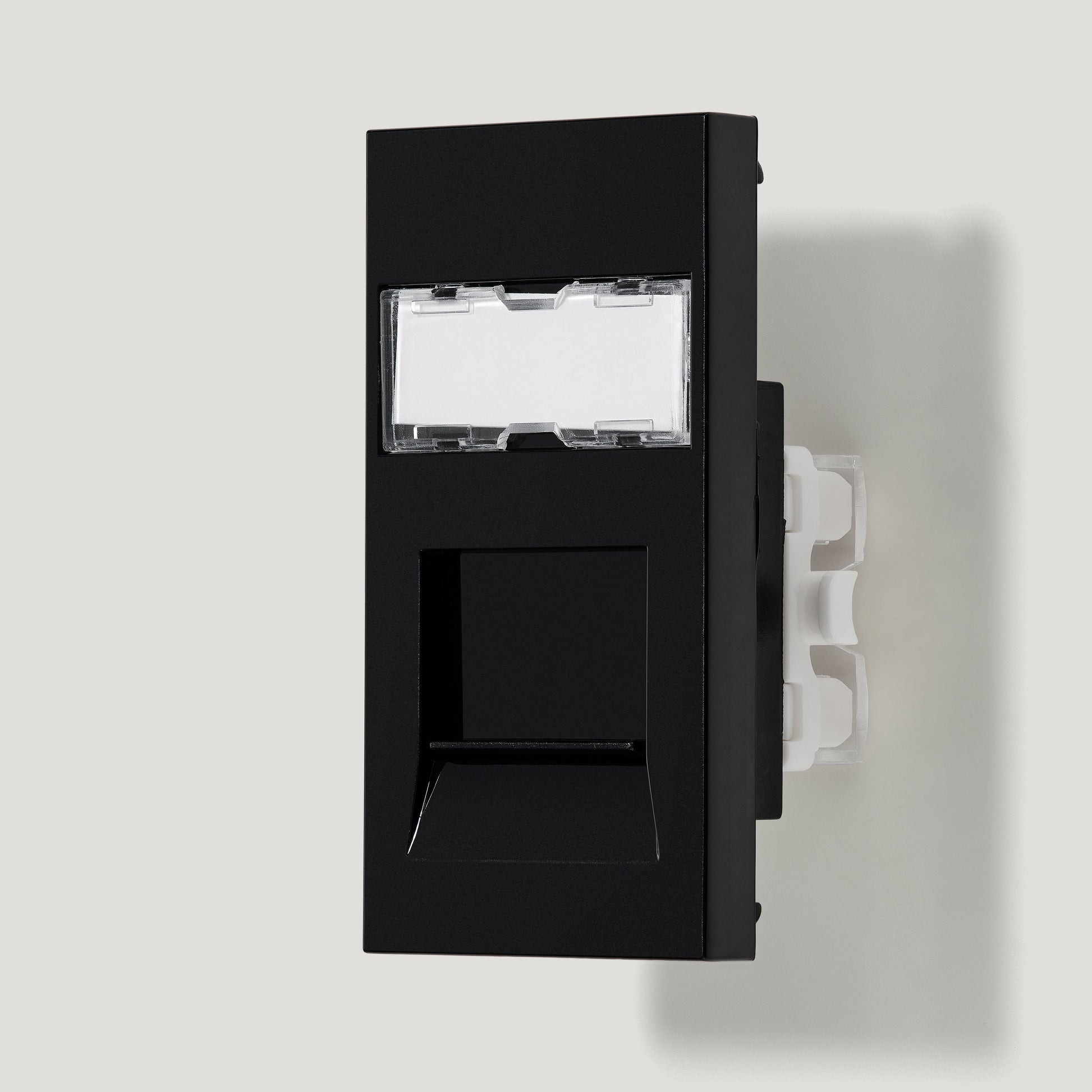 Plank Hardware Electric Cat6 Data Socket - Black