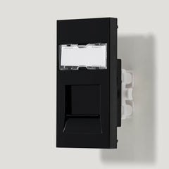 Plank Hardware Electric Cat6 Data Socket - Black