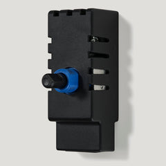 Plank Hardware Electric Components ALVA Tubular Dummy Dimmer Detail with Module - Brass