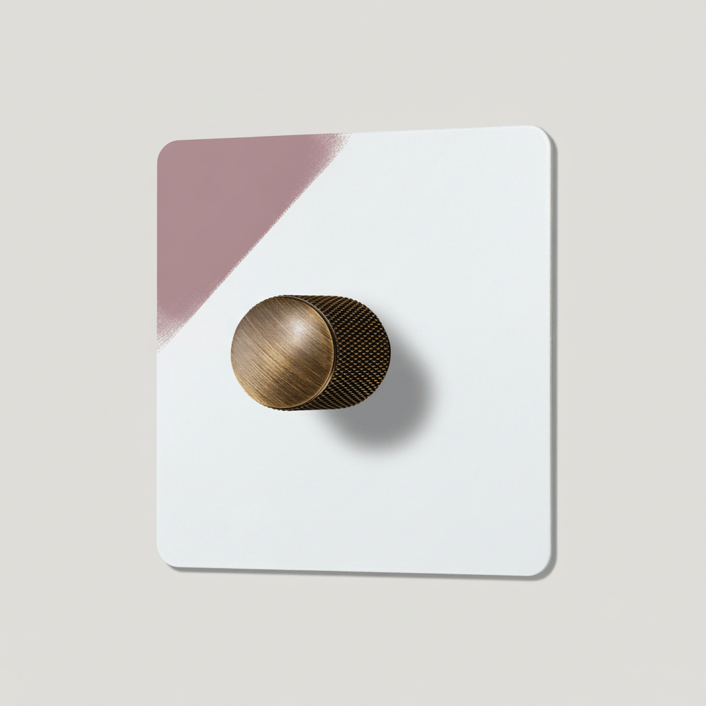 Plank Hardware Electric KEPLER 1G  Paintable Dimmer Switch - Antique Brass