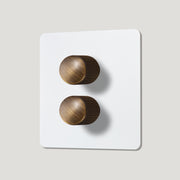Plank Hardware Electric KEPLER 2G Paintable Dimmer Switch - Antique Brass