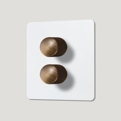 KEPLER 2G Paintable Dimmer Switch - Antique Brass