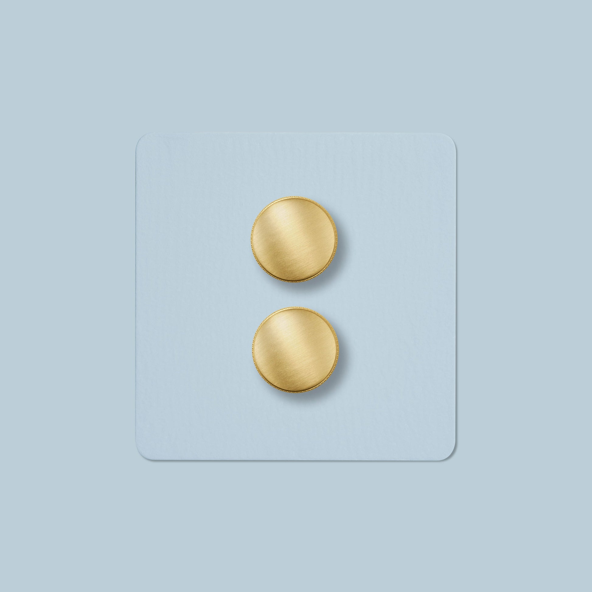 Plank Hardware Electric KEPLER 2G Paintable Dimmer Switch - Brass