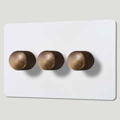 KEPLER 3G Paintable Dimmer Switch - Antique Brass