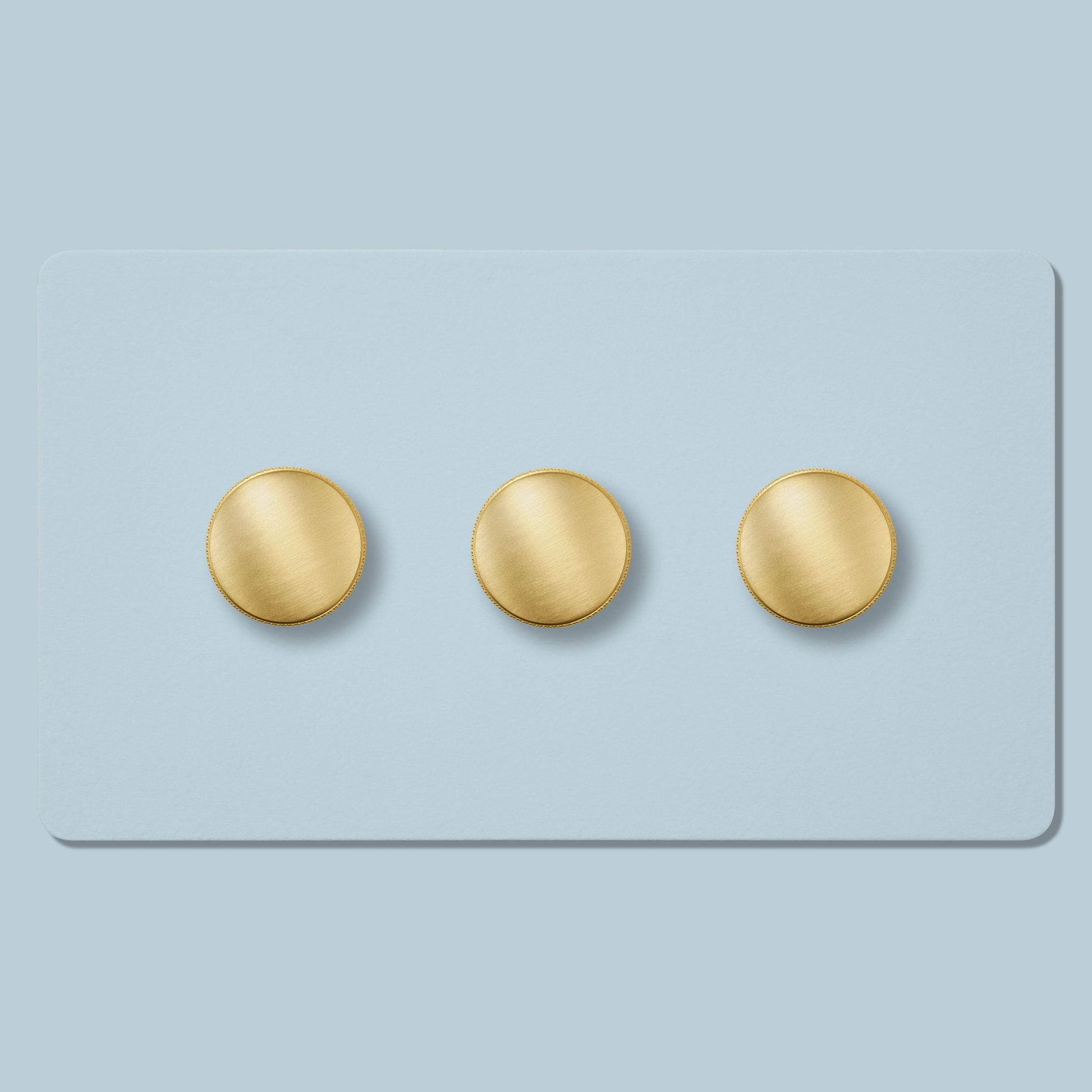 Plank Hardware Electric KEPLER 3G Paintable Dimmer Switch - Brass