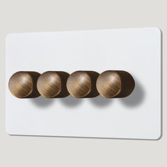 KEPLER 4G Paintable Dimmer Switch - Antique Brass