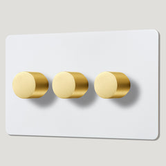 MAXWELL 3G Paintable Dimmer Switch - Brass