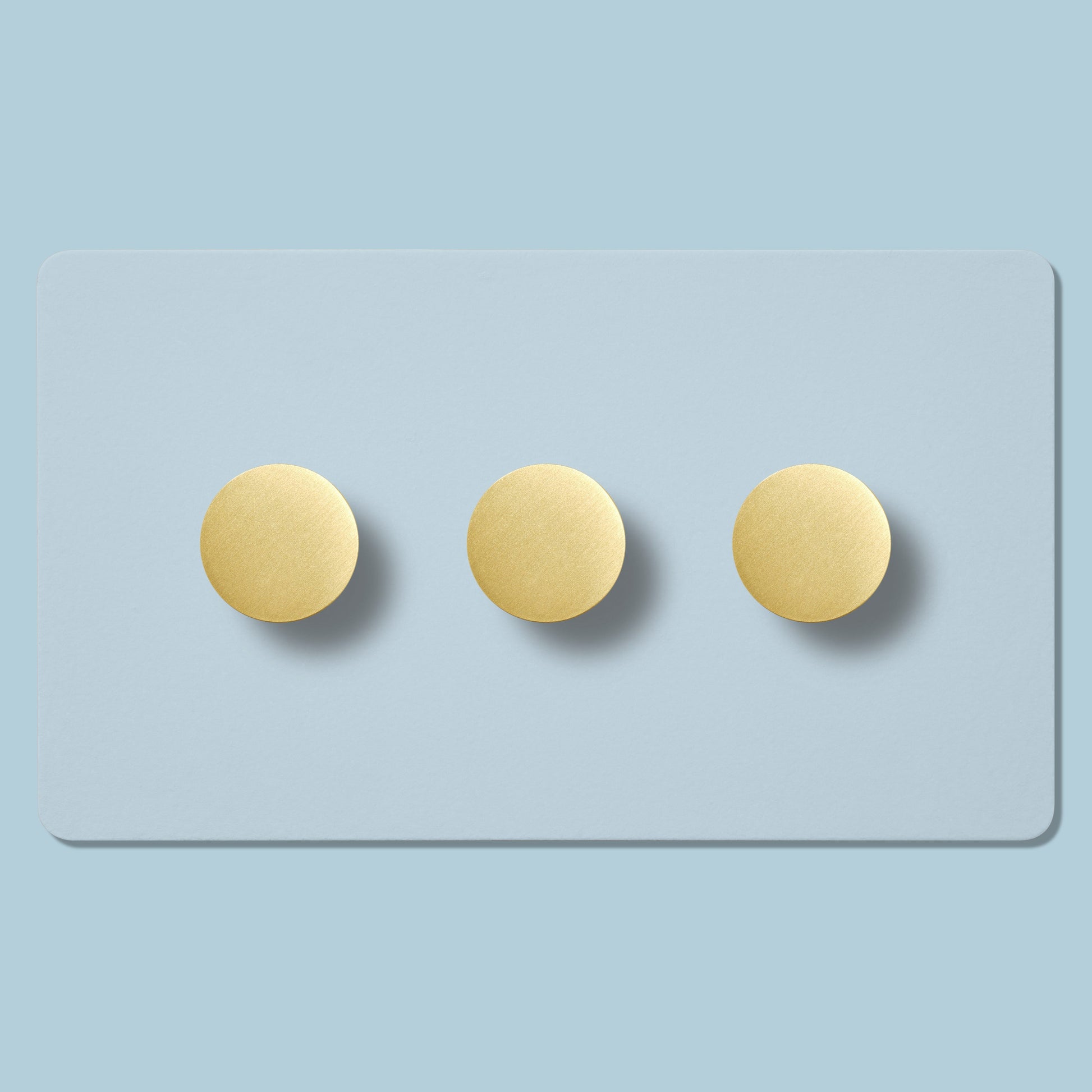 Plank Hardware Electric MAXWELL 3G Paintable Dimmer Switch - Brass