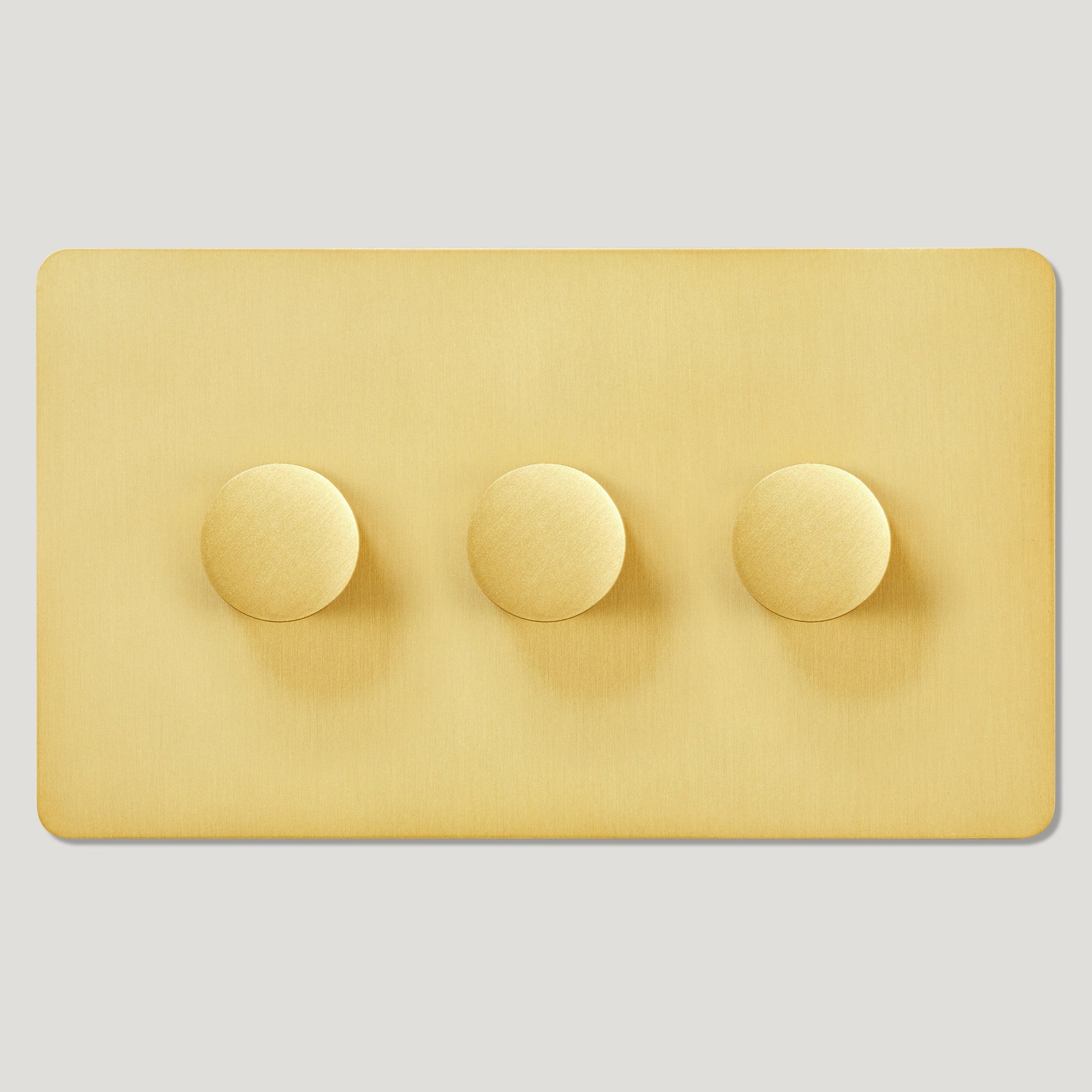 Plank Hardware Electric MAXWELL 3G Smooth Dimmer - Brass
