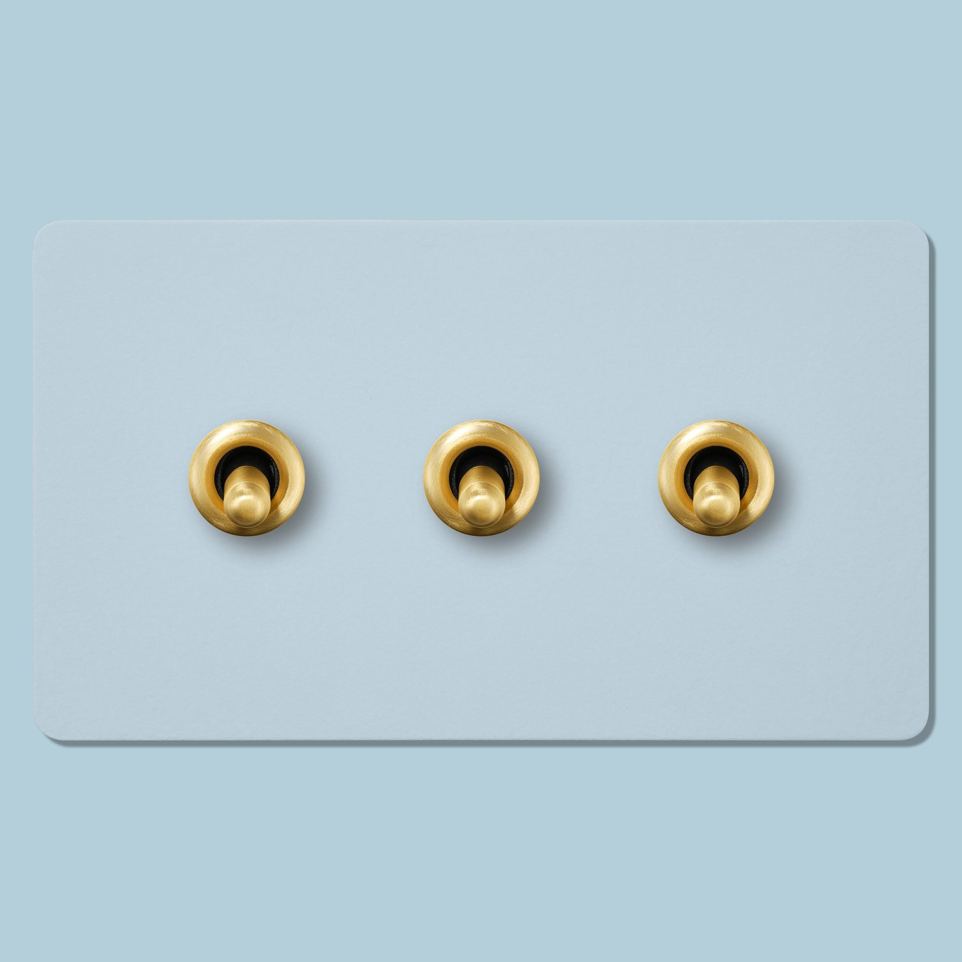 Plank Hardware Electric PALO 3G Paintable Toggle Switch - Brass